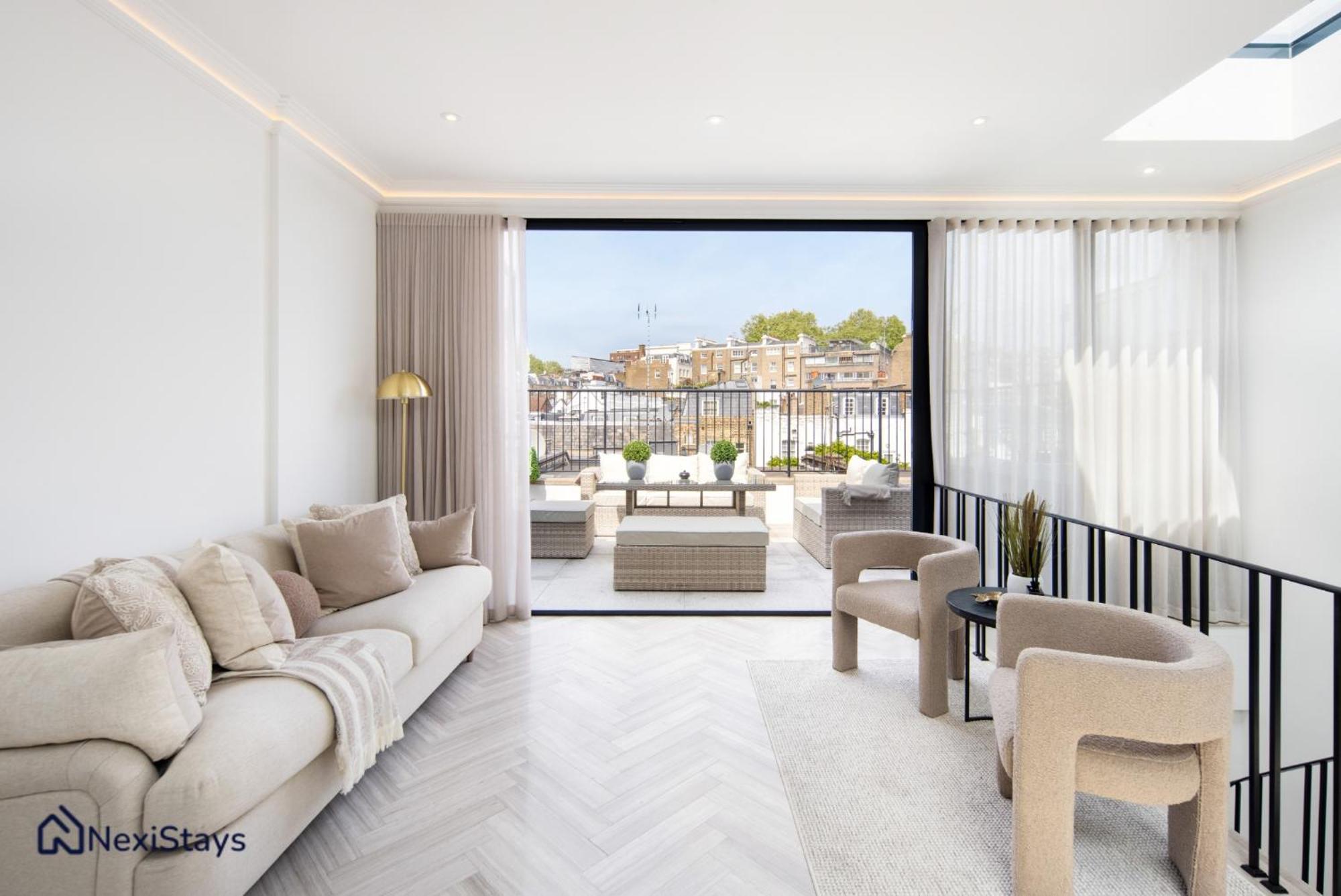 Apartamento 1 Min Walk To Harrods, Knightsbridge Penthouse